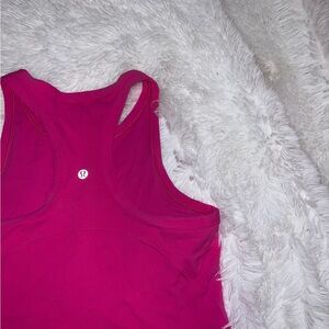 Lululemon Waist Length Align Razor Back Tank size 8 or 10 Sonic Pink